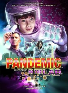 Official box art cover for Pandemic: In the Lab board game.
