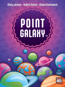 Official box art cover for Point Galaxy board game.