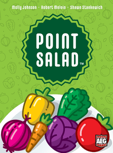 Official box art cover for Point Salad board game.