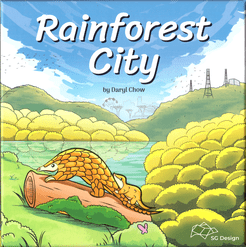 Official box art cover for Rainforest City board game.