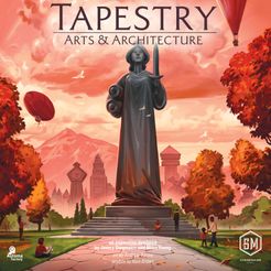 Official box art cover for Tapestry: Arts & Architecture board game.