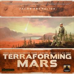 Official box art cover for Terraforming Mars board game.