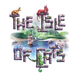 Official box art cover for The Isle of Cats board game.