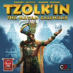 Official box art cover for Tzolk'in: The Mayan Calendar board game.