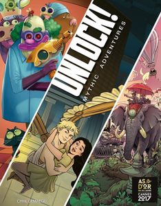 Official box art cover for Unlock!: Mythic Adventures board game.