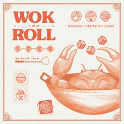 Official box art cover for Wok and Roll board game.