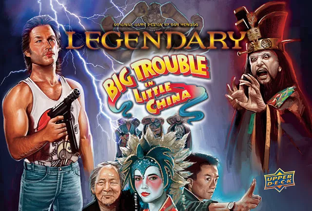 Official box art cover for Legendary: Big Trouble in Little China board game.