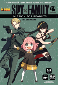 Official box art cover for SPY x FAMILY: Mission for Peanuts board game.