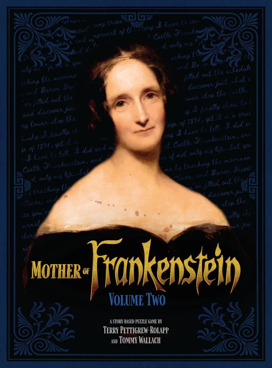 Official box art cover for Mother of Frankenstein: Volume Two board game.