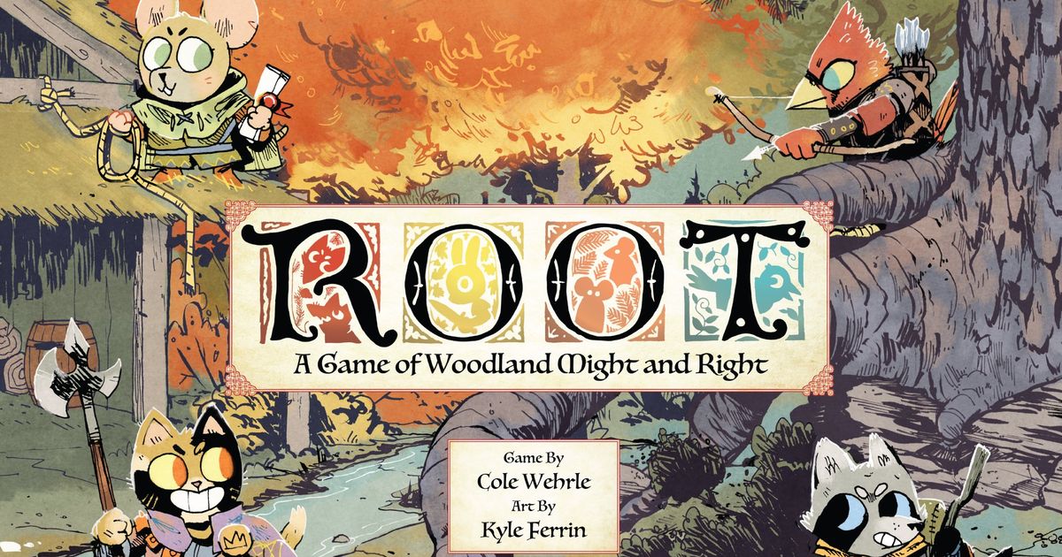 Official box art cover for Root board game.