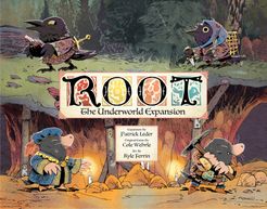 Official box art cover for Root: The Underworld Expansion board game.
