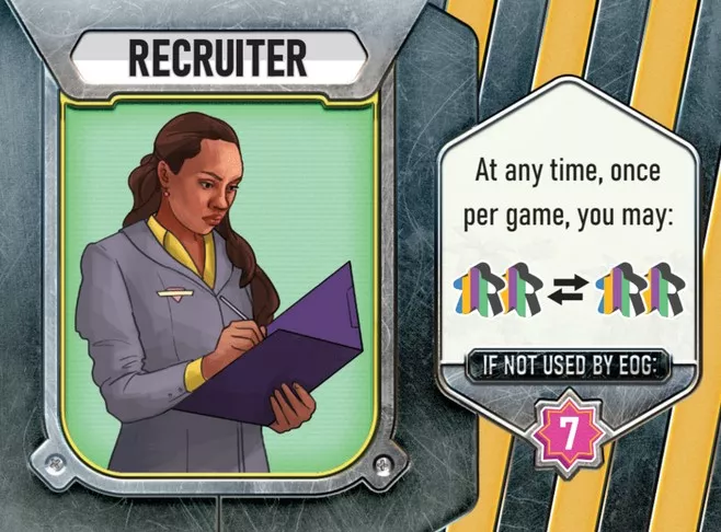 Component or upgrade image for Dinosaur World: Recruiter Promo Card.