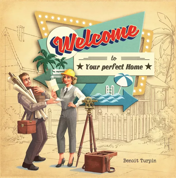 Official box art cover for Welcome To... board game.