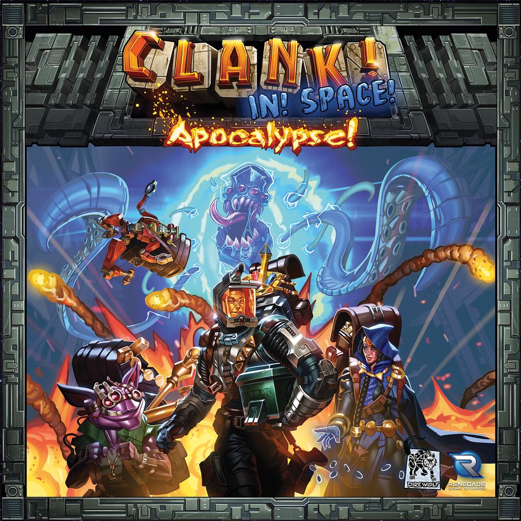 Official box art cover for Clank! In! Space!: Apocalypse! board game.
