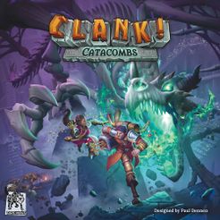 Official box art cover for Clank!: Catacombs board game.