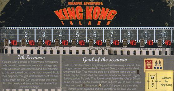 Component or upgrade image for Robinson Crusoe: Adventures on the Cursed Island – "King Kong" Scenario.