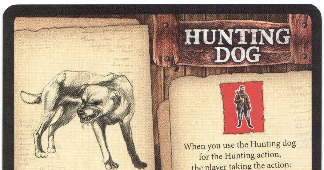 Component or upgrade image for Robinson Crusoe: Adventures on the Cursed Island – Hunting Dog.
