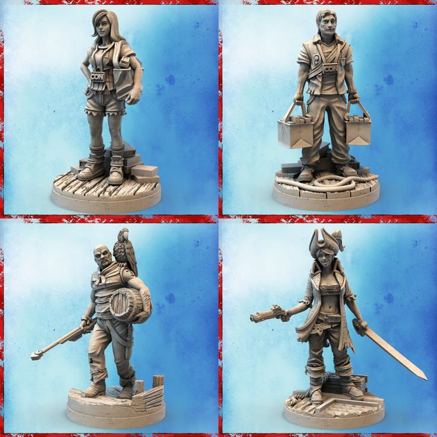 Component or upgrade image for Robinson Crusoe: Adventures on the Cursed Island – Sailor Character.