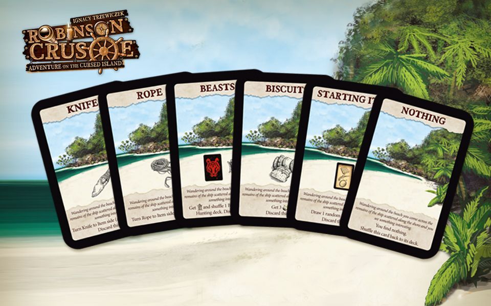 Component or upgrade image for Robinson Crusoe: Adventures on the Cursed Island – Searching the Beach.