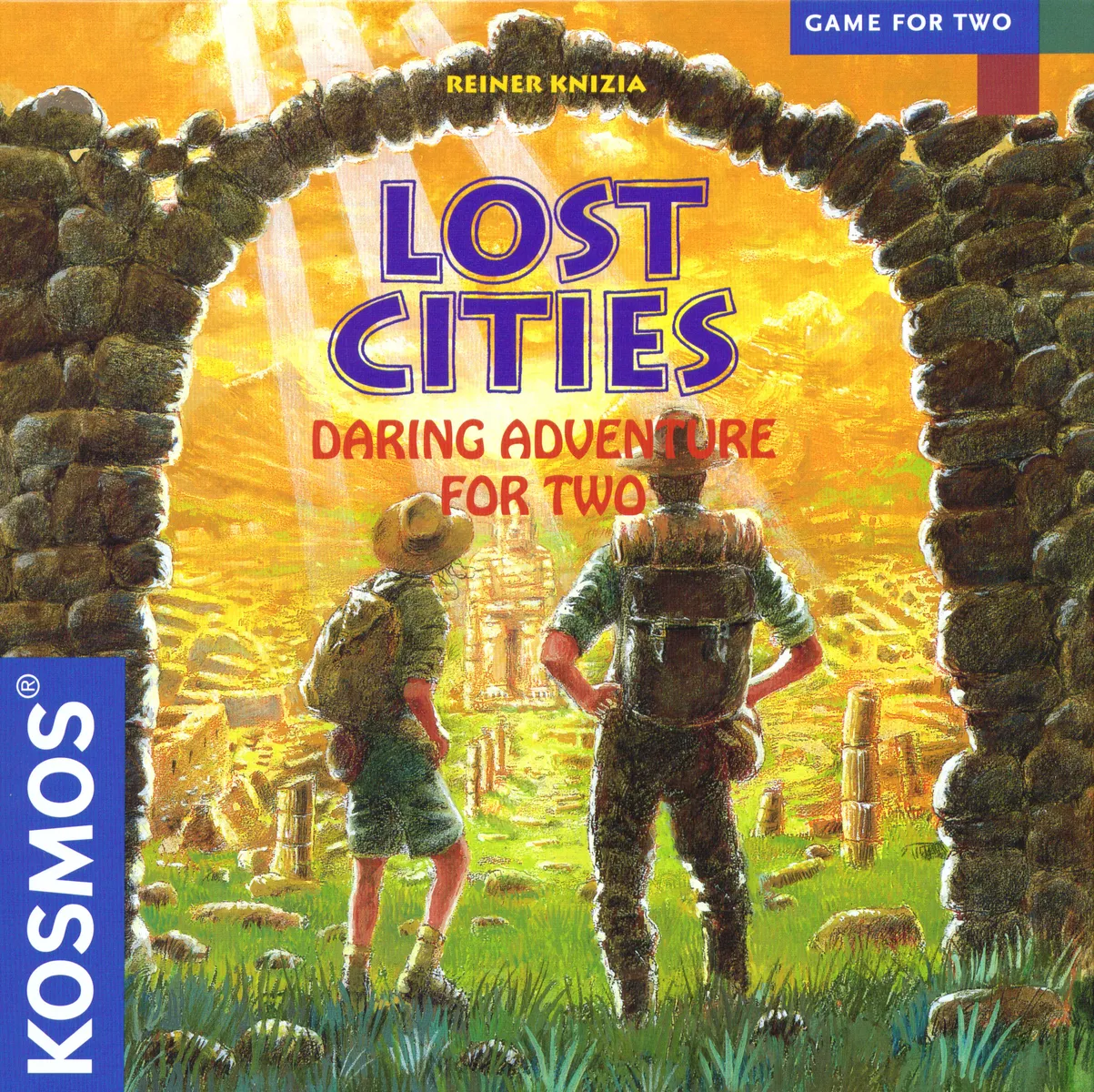 Official box art cover for Lost Cities board game.