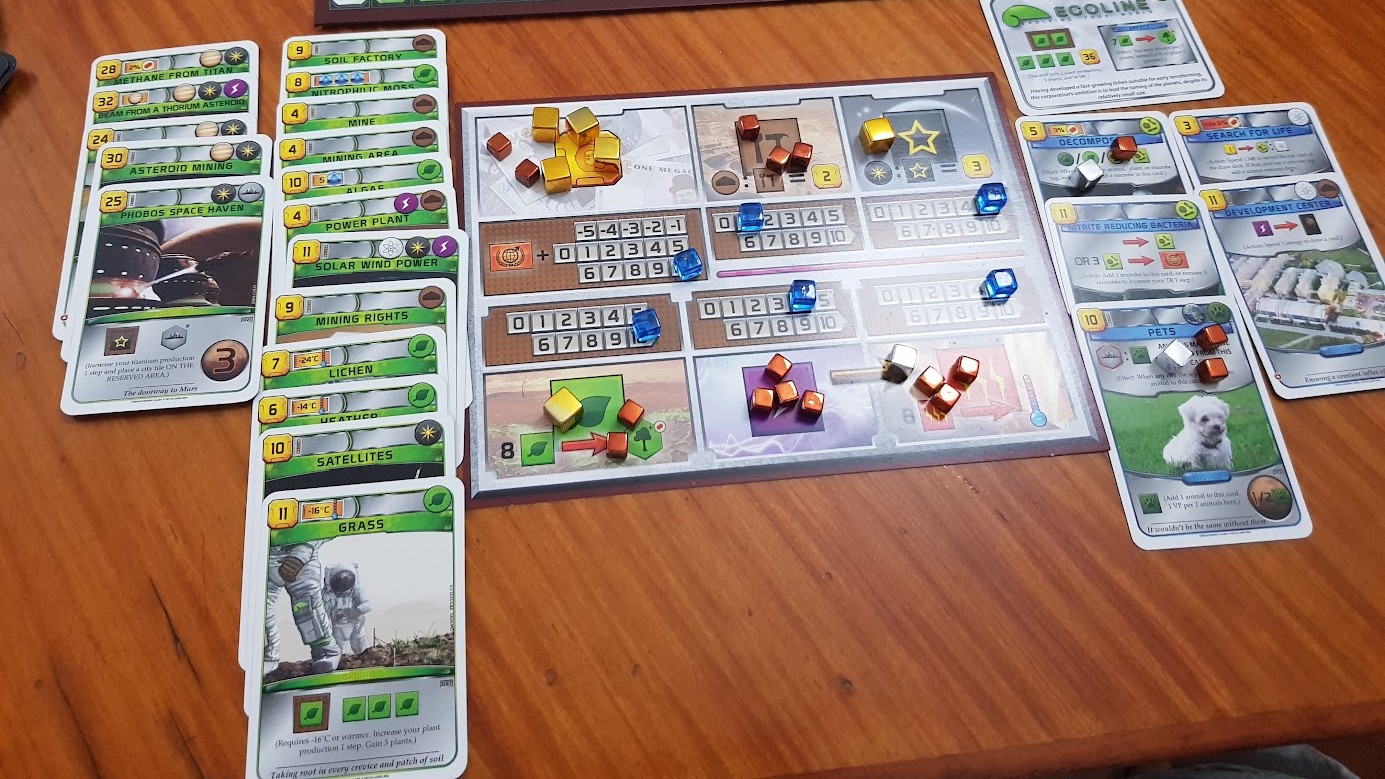 Terraforming Mars cards