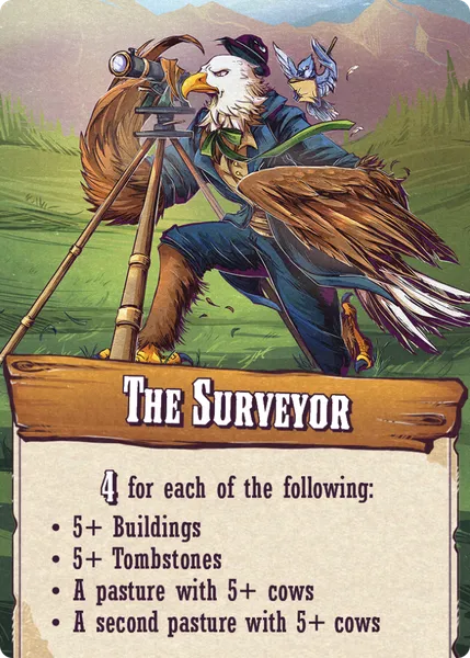 Component or upgrade image for Wild Tiled West: The Surveyor Promo Card.