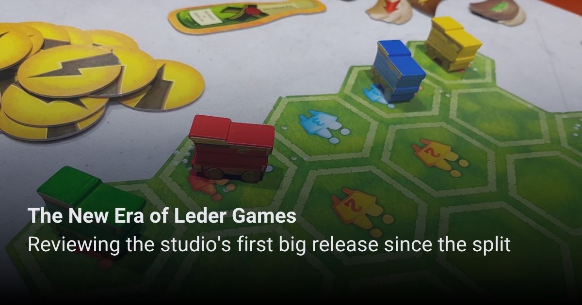 Image for the article: Leder Games Shifts Gears - Tabletop