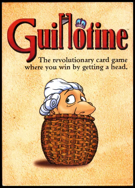 Official box art cover for Guillotine board game.
