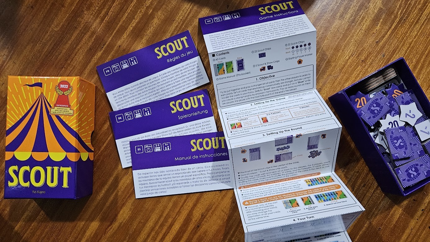 SCOUT game components