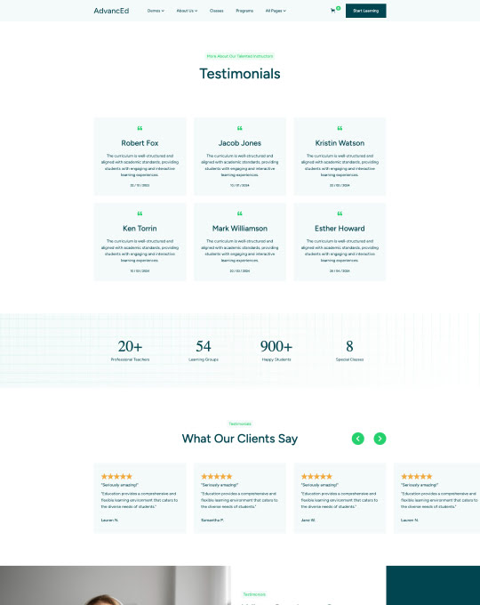 Screen page