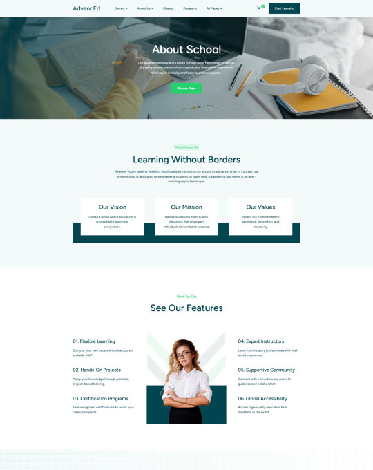 Screen page