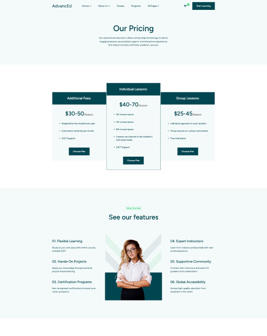 Screen page
