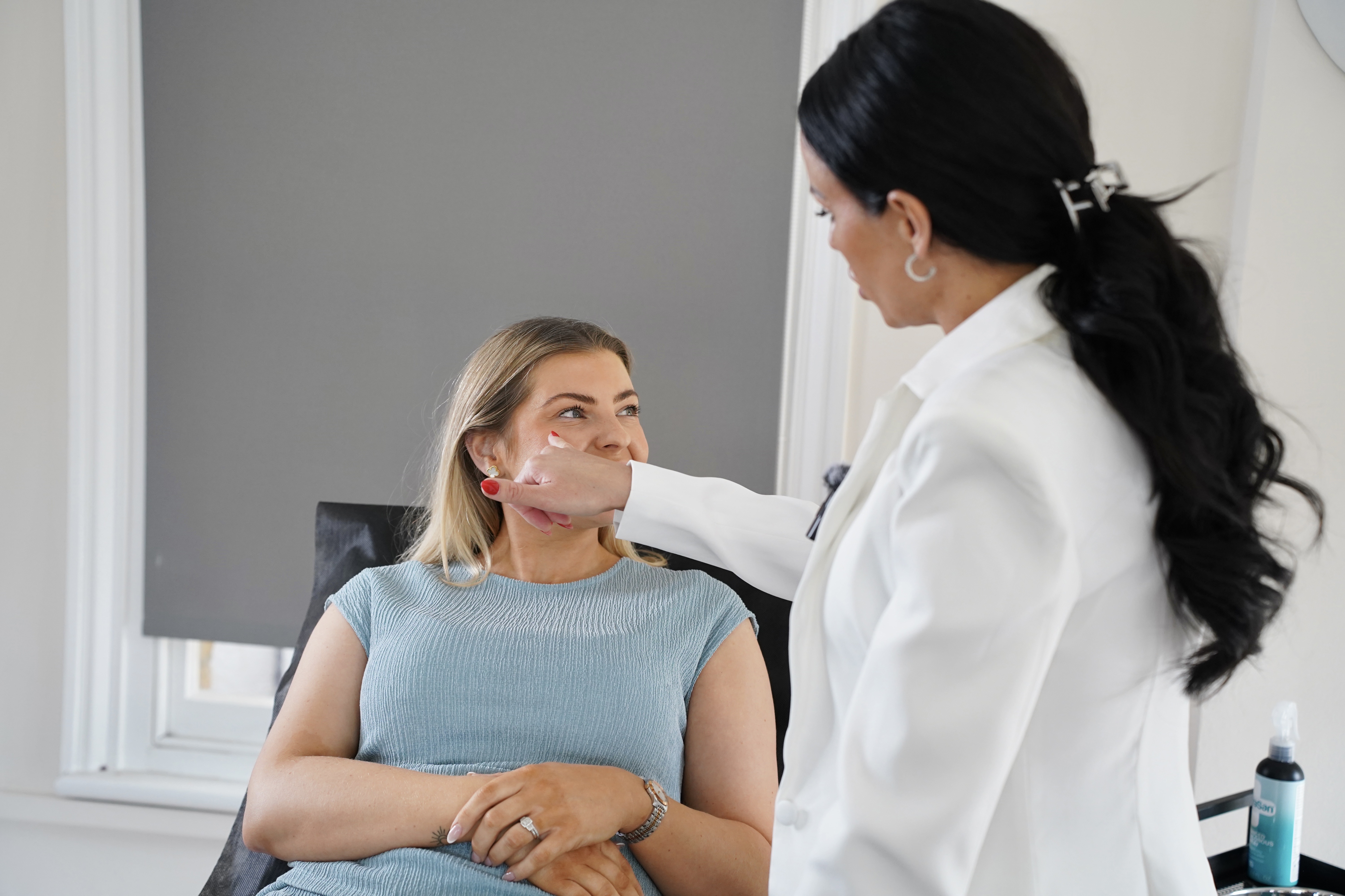 image of a dental treatment in progress at a dental office