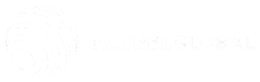 Barrel Global company logo with stylized globe icon.