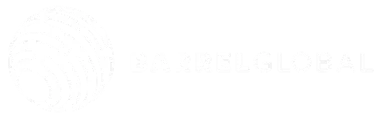 Barrel Global company logo with stylized globe icon.
