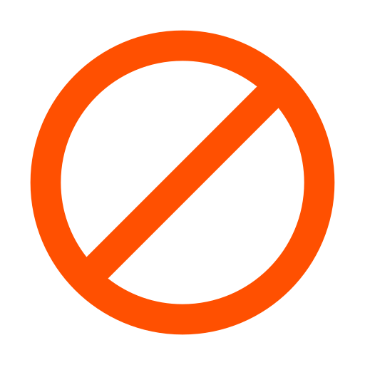 Prohibition symbol representing SDLT anti-avoidance rules and restrictions
