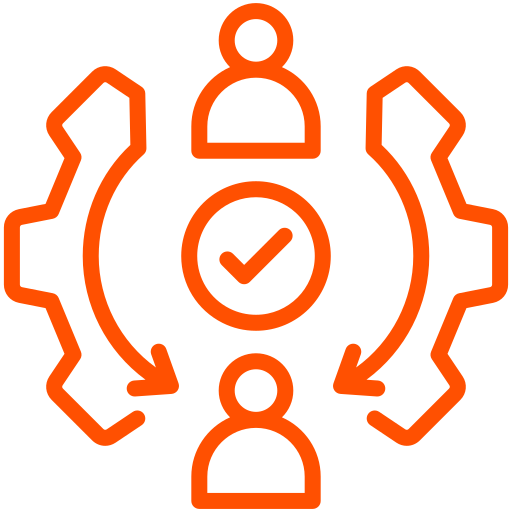 People with circular arrows icon representing inheritance tax planning and compliance
