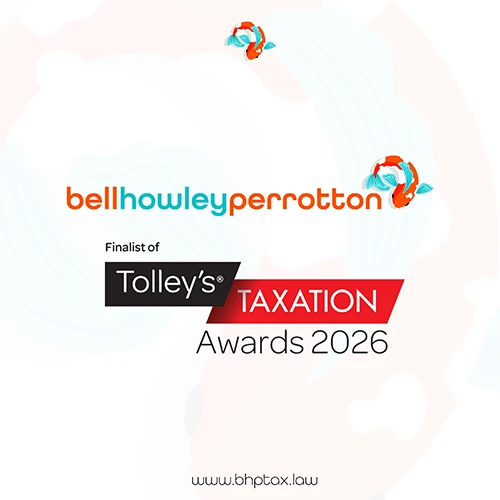 Bell Howley Perrotton named finalist at Tolley’s Taxation Awards 2026 for Best Independent Tax Consultancy Firm