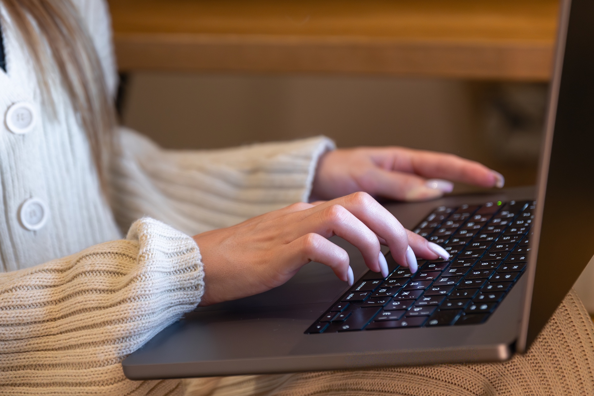Person researching mixed use SDLT case on a laptop