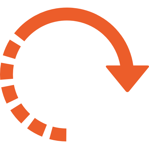 Circular arrow icon representing succession planning, continuity, and the transfer of wealth across generations.