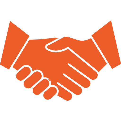 Handshake icon representing joint ventures, partnerships, and collaborative property structuring arrangements.