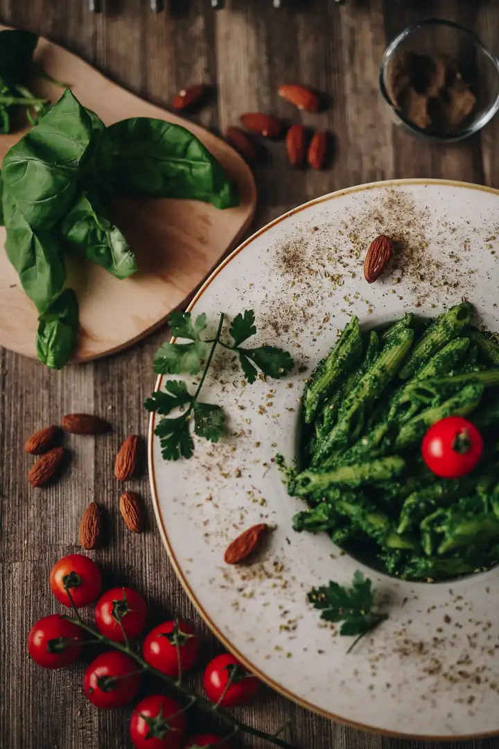 Volcano view from top of hill