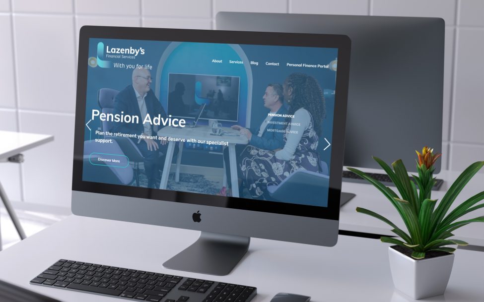 Lazenby's Financial Services website redesign