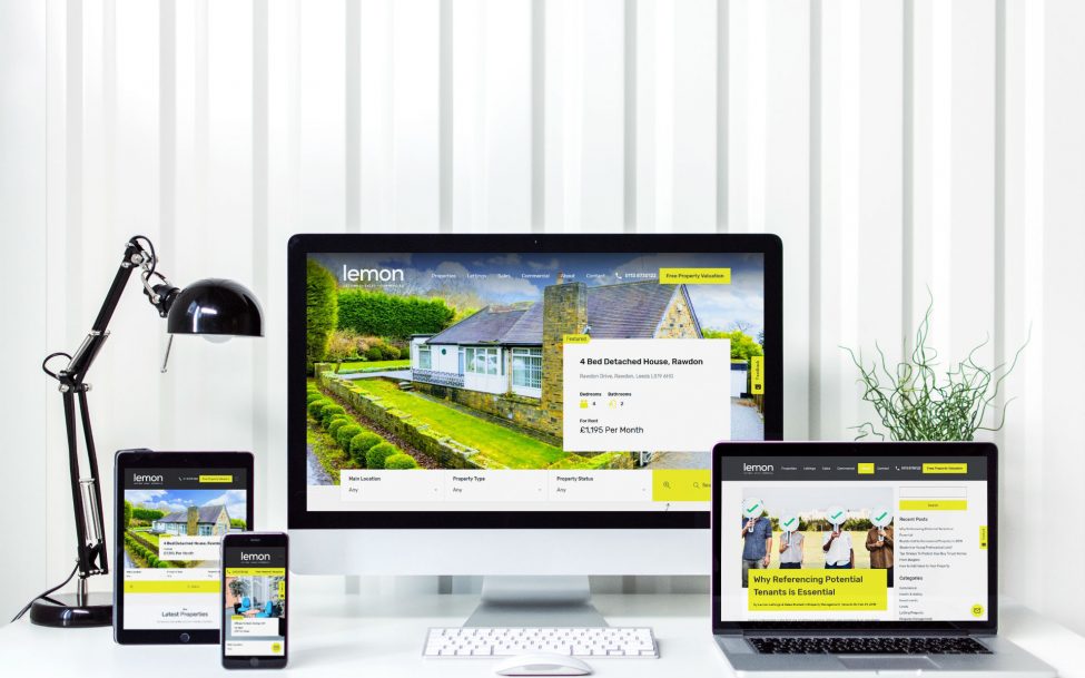 Lemon Lettings website redesign