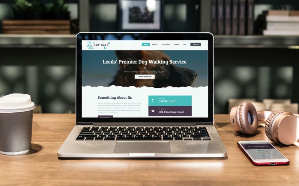 Paw Dayz website design