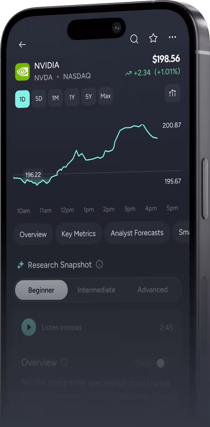 mobile app interface