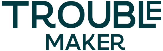 Trouble Maker brand logo