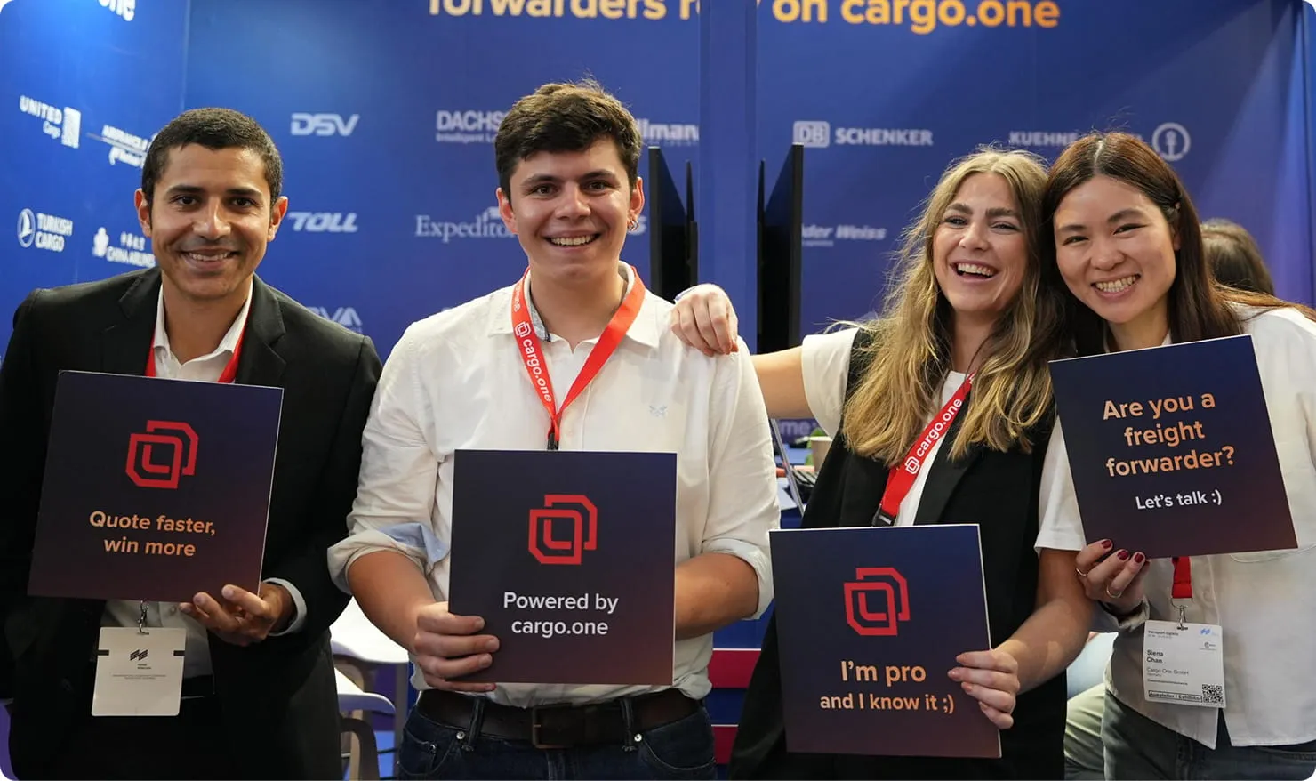 Cargonauts representing at logistics conferences worldwide