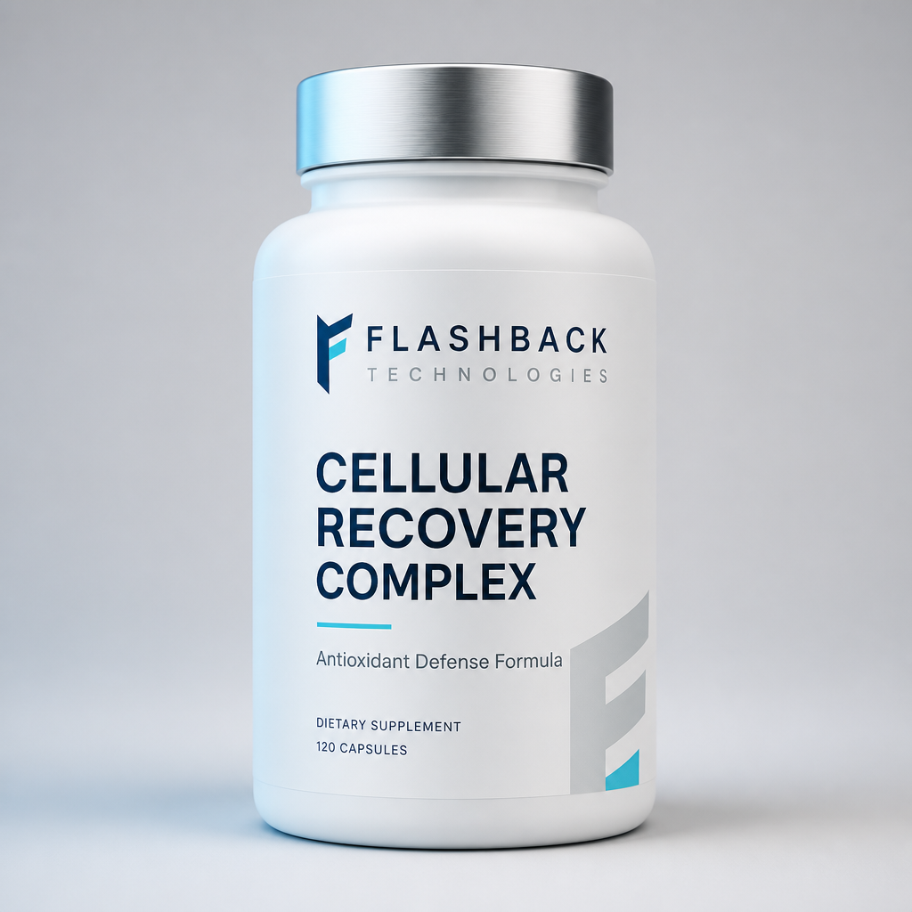 Flashback Cellular Recovery Complex supplement bottle