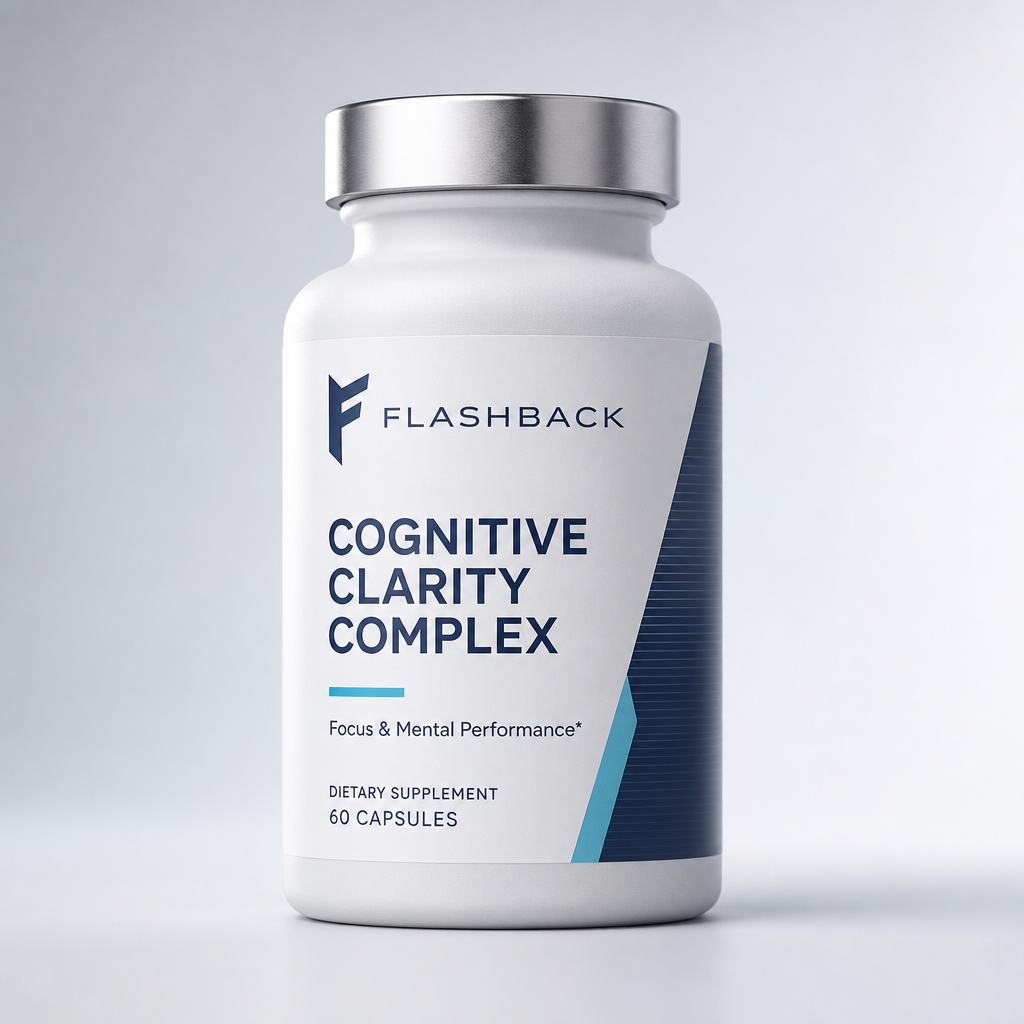 Flashback Cognitive Clarity Complex supplement bottle